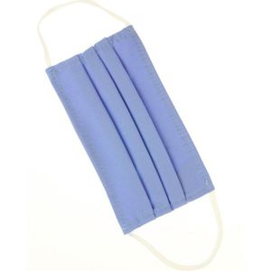 Mondkapje - Dames - Fashion - Gebloemd - Mondkapjes Wasbaar - Wasbaar - Masker - Mondkapjes - Ijsblauw - Bloemen - Blauw - Mondmasker - Gezichtsmasker - Mondkapjes Met Elastiek - Print - Modieus - Niet Medisch - 100% Katoen - Verstelbaar - J25