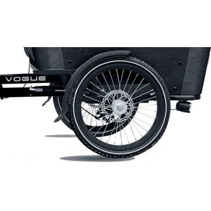 Vogue Carry bakfiets Midden motor Kangeroo 7V  matzwart
