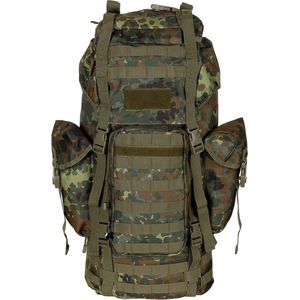 MFH Bundeswehr Molle Combat-rugzak, 65l, aluminium frame, Flecktarn