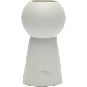 Riviera Maison Waxinelichthouder rond, Theelichthouder - RM Oriental Pearl Votive - Mat Beige - Polyresin
