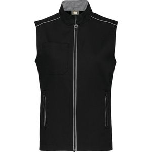 WK. Designed To Work Gilet Day To Day WK6148 - BLACK / SILVER - 3XL