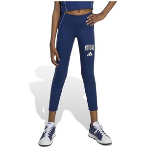 Adidas Train Essentials Collegiate Print Leggings Blauw 14-15 Years Meisjes