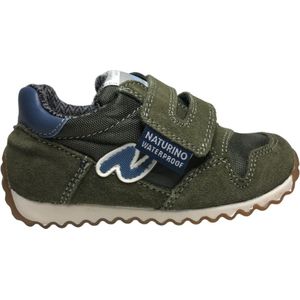 Naturino Waterproof - Sammy - Mt 31 - velcro blauwe logo warme sportieve lederen sneakers - groen