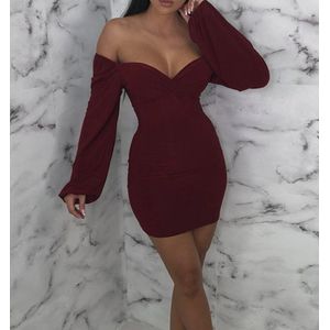 Mini jurk | rood | maat 40 | uk 12