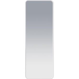 Saniclass Retro Line Rectangle Spiegel - 140x50cm - Rechthoek - Afgerond frame - Mat wit