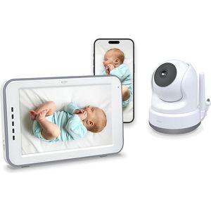 Baby monitor met Full HD 12,7 cm touchscreen en app