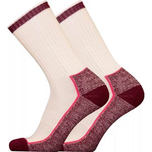 Uphillsport Honka Trekking Merino Wandelsokken 2-Pack - off white - maat 35-38