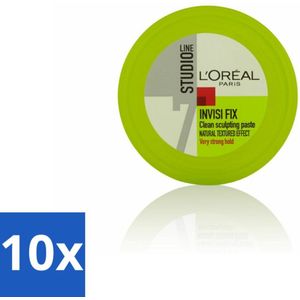 L'Oréal Studio Line Invisi Fix Clean Sculpting Paste 75 ml - Bulkverpakking - 10 stuks
