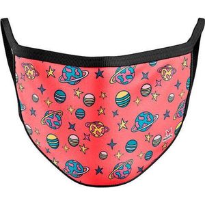 Planeten mondkapje voor kinderen - Wasbaar - Polyester