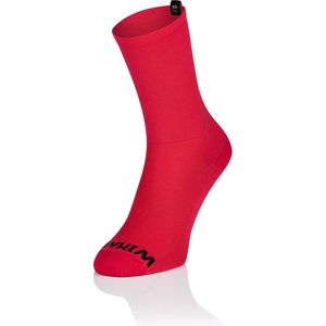 Winaar Fietssokken Zomer Unisex Rood - Full Red - 36-38