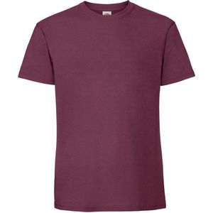 Fruit Of The Loom Heren Ringgesponnen Premium T-Shirt (Bordeaux)