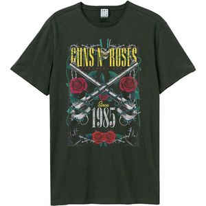 Guns N' Roses - Amplified Collection - LA Big Guns - Heren T-shirt - Houtskool