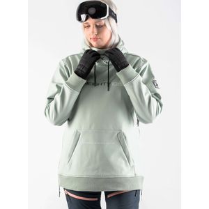 1080 BELLE-T Hoodie dames softshell | Licht groen | M | Wintersport Snowboard Ski Kleding