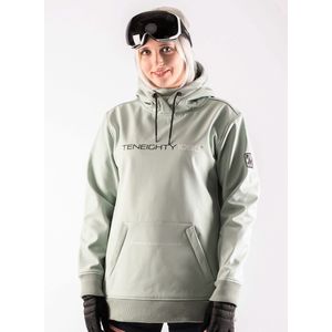 1080 BELLE-T Hoodie dames softshell | Licht groen | S | Wintersport Snowboard Ski Kleding