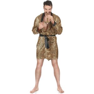 Pimp badjas in luipaard print voor mannen one size - Cadeaus & gadgets  kopen | o.a. ballonnen & feestkleding | beslist.nl
