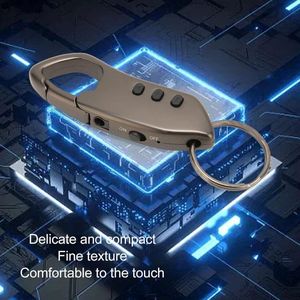 16 GB Spraakrecorder met Ruisonderdrukking en Mini-sleutelhanger - Ideaal voor Lezingen en Vergaderingen Afluisterapparatuur