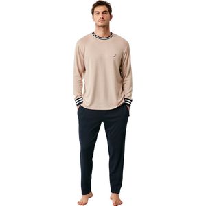 Nautica - Heren Pyjama Set, Lange Mouwen - S
