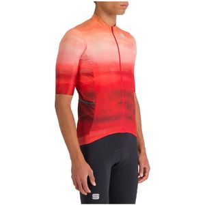 Sportful Flow Supergiara Korte Mouw Wielertrui Rood M Man