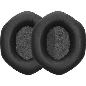 kwmobile 2x ear cushions compatible with V-MODA Crossfade M-100 / LP2 / LP/S ear pads - Earpads for headphones - Leatherette and foam in black