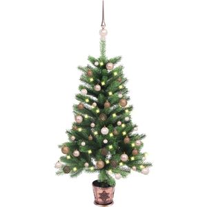 vidaXL-Kunstkerstboom-met-verlichting-en-kerstballen-65-cm-groen
