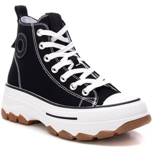 Refresh - Bootie-Stijl Trainer - Canvas - Veganistisch - Ritssluiting