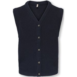 Only meisjes spencer - donkerblauw - KOGjanny - maat 134/140