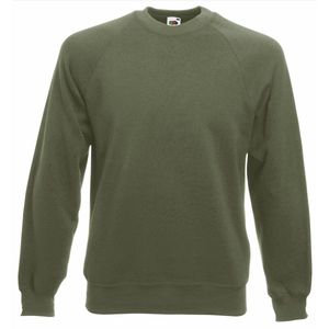 Fruit of the Loom - Classic Raglan Sweater - Khaki - S