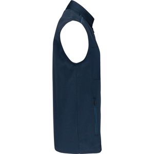 Bodywarmer Heren XL WK. Designed To Work Mouwloos Navy / Light Royal Blue 65% Polyester, 35% Katoen