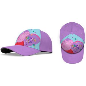 Peppa Pig Petje Roze maat 44-46cm - 6 tot 12 maanden Peppa Pig Cap - Wit