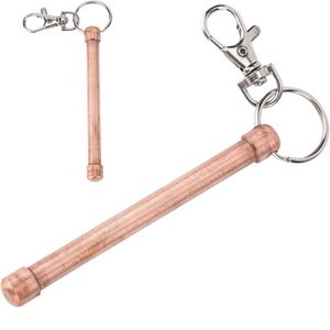 Contactloze koperen liftknop pusher tool met handreiniging roller, sleutelhanger en deuropener - Buitenaccessoire