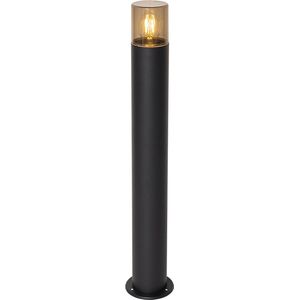 QAZQA odense - Moderne Staande Buitenlamp | Staande Lamp voor buiten - 1 lichts - H 70 cm - Grijs - Buitenverlichting