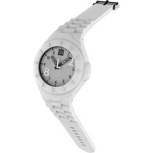 TOO LATE - siliconen horloge - MASH UP LORD REG - Ø 40 mm - White