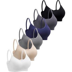 Dames Beha Set van 4 Zonder Beugel Naadloze Bralettes - Comfortabele BH's - T-shirt Beha Bustier Top