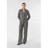 comma - Bandplooibroek - Visgraatmotief - Pantalon