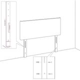 vidaXL - Bedframe - met - hoofdeinde - fluweel - roze - 180x200 - cm