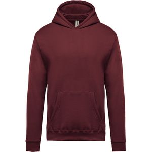 Kariban Kindersweater met capuchon K477 - Wine - 8/10 Y (8/10 ans)