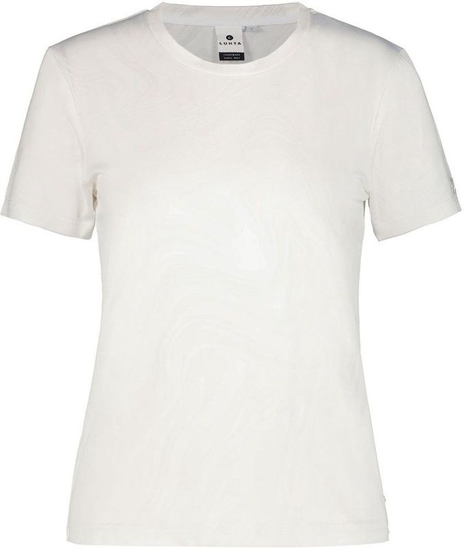 Luhta Eriksby L T-shirt Met Korte Mouwen Wit S Vrouw