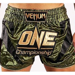 Venum x ONE FC Muay Thai Short Khaki Gold - XS