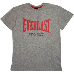 Everlast T-shirt Met Korte Mouwen Grijs 8 Years Jongens