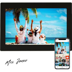 Mrs. Jones Digitale Fotolijst - 10.1 Inch - WiFi - 16GB - Zwart