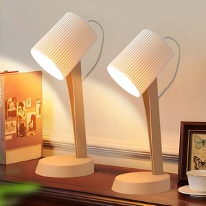 Tafellamp Landelijke Stijl - Metaal En Glas, 37 Cm Hoog, Voor Slaapkamer Of Woonkamer