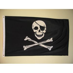 Piraten vlag 90 x 150 cm