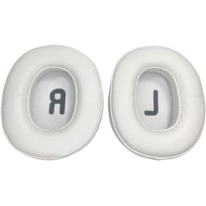 Allecto Plus - Vervangende oorkussens voor hoofdtelefoon, zacht leer (Wit) - JBL Tune 700/710/720/750/760NC.