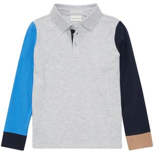 Tom Tailor 1033839 Lange Mouw Poloshirt Grijs 92-98 cm Jongens