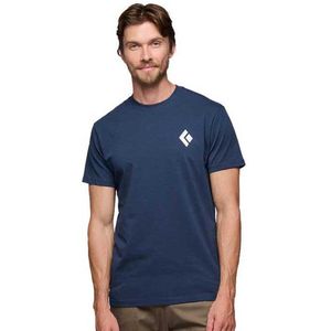 Black Diamond - S/S Equipment For Alpinist - T-shirt - Blauw - Katoen