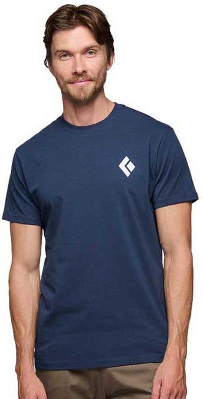 Black Diamond - Equipment For Alpinists - T-shirt - Blauw - Korte Mouwen