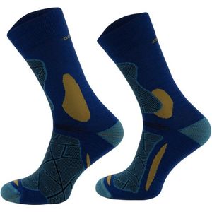 Comodo Wandelsokken Merinowol TREUL04 - Blauw - Maat 35-38