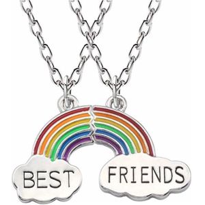 Fako Bijoux - Vriendschapsketting - Regenboog - BFF Ketting