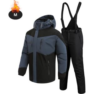Livano Skipak - SkiBroek - Skijas - Ski Suit - Wintersport - Heren - 2-Delig - Zwart - Maat S