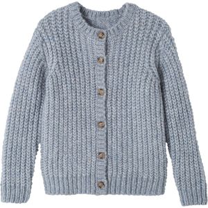 Wijd Vest - Petrolblauw - Schuimbreiwerk - Meisjes